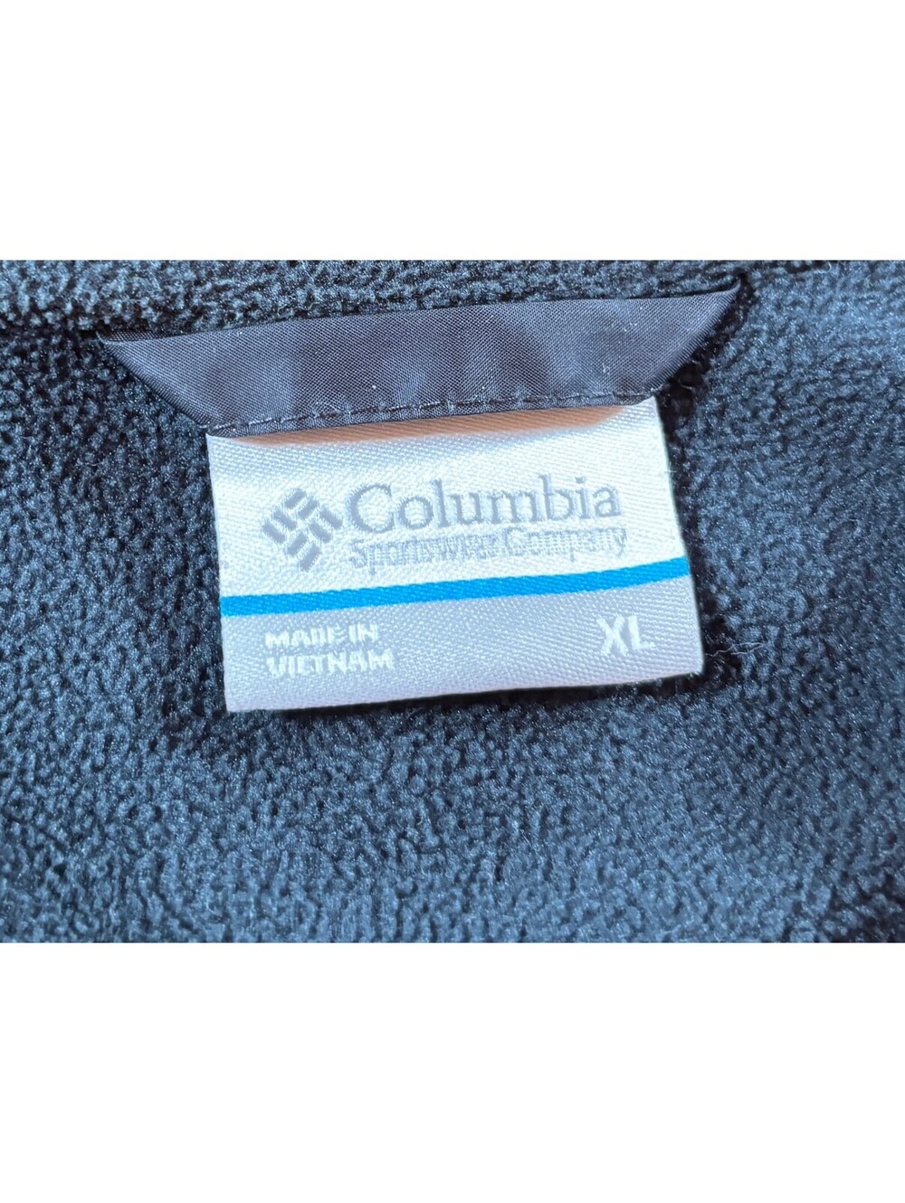 Columbia Center Ridge Women's XL Black Fleece Lined Hooded Windbreaker Jacket - Picture 3 of 7